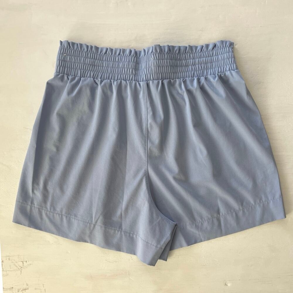 Abercrombie & Fitch Traveler Shorts Womens Size M Lt Blue Pockets Casual Pastel - Picture 3 of 13